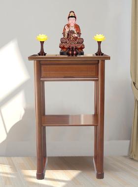 IL新中式全实木供桌香案台格佛台神台家神F76J766H台柜供用台佛柜