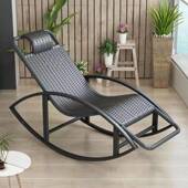 摇椅阳台家用休闲藤编人椅子大人藤椅单椅人逍遥加大款 摇椅老懒人