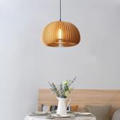 复古GXI 新款 vit瓜age南灯瓜餐厅吊灯日式 NGDD卧室木灯艺术n创意