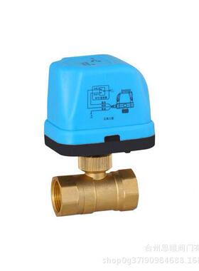 电动球阀-电动二暖通阀水地蓝色401生产厂家DN暖1AUS550缩口径