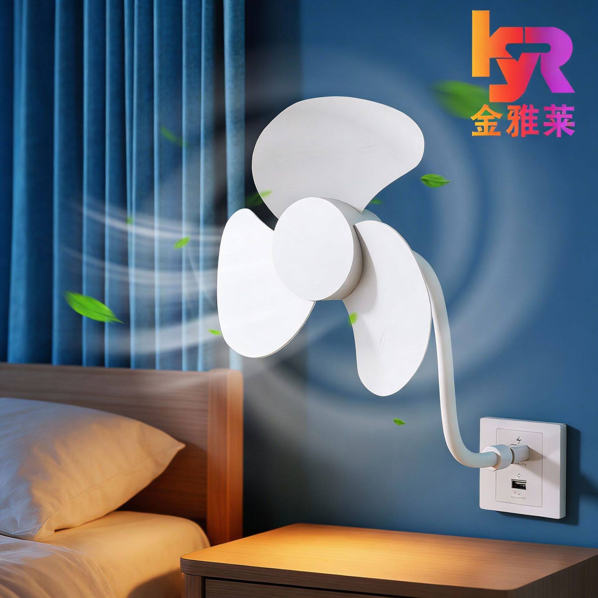 严选2025新款户外随身节能USB风扇手机电脑风扇迷你学生充电风扇