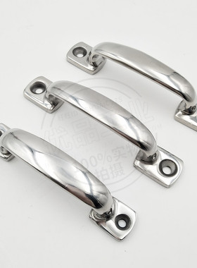 不锈钢铸件拉手 把手 A-1068-1/2/3 弧形桥形柜门抽屉拉手