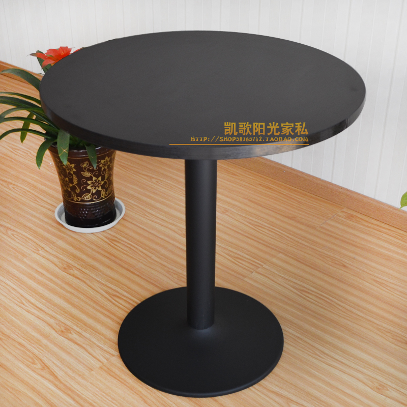 小圆桌洽谈桌咖啡桌椅组合阳台休闲方桌接待桌小户型餐厅饭桌家具