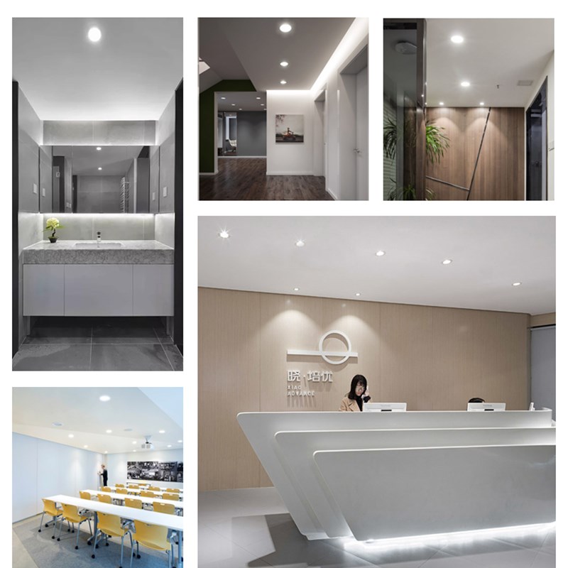 超薄led筒灯12W4寸开孔12公分15cm5寸15W嵌入式天花灯6寸18W射灯