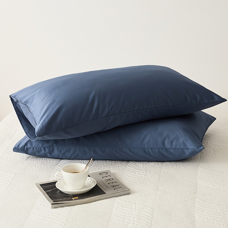 高密度!100支长绒棉枕套纯棉信封式枕头套一对48*74cm两只全棉