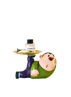 胖虎入户玄关钥匙收纳摆件进门客厅卡通动漫潮玩家居装饰品礼物