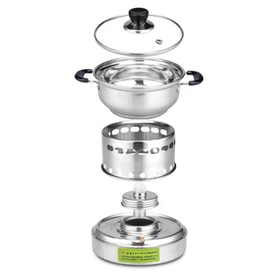 金星牌单人火锅液体酒精环保矿物油炉商用外卖一人一锅迷你小火锅