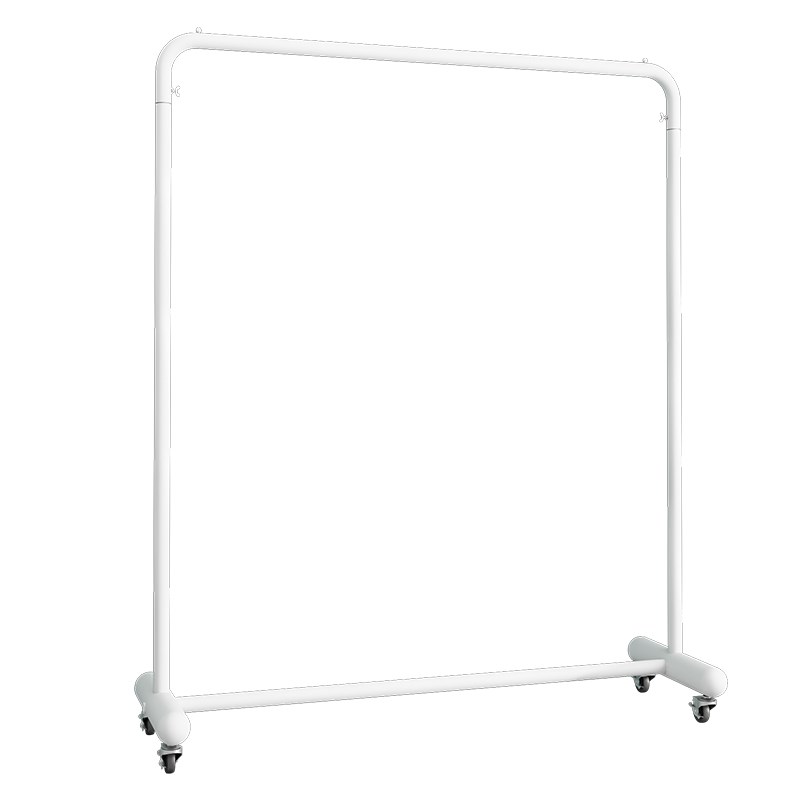 服装店展览展示架简约单杠式商场女装童装龙门架家用晾晒衣架带轮