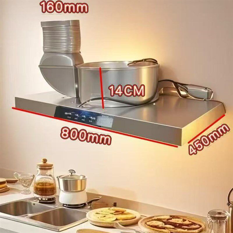 大吸力强排强力静音排气扇涡轮增压油烟抽风机商用油炸柴火灶专用