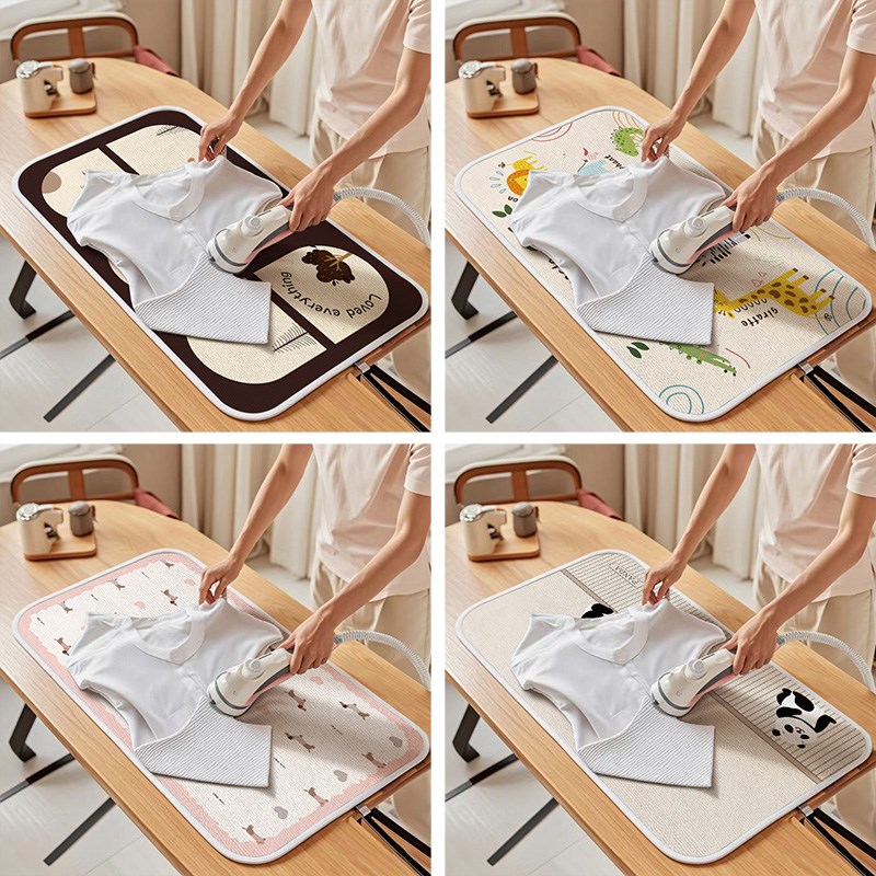 卡通轻奢烫衣垫2025新款家用台式烫衣服熨斗垫板小型电熨斗隔热布