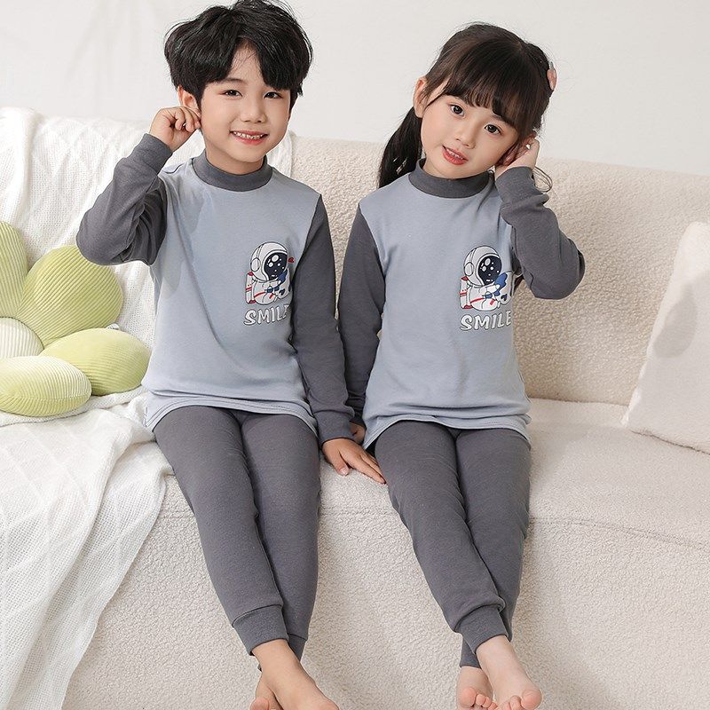 儿童秋衣秋裤套装纯棉春秋男童女童条纹棉毛衫内衣全棉小孩子睡衣,童装/婴儿装/亲子装,内衣套装,淘宝优惠券,粉丝福利购,淘宝优惠卷