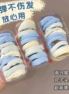 海洋蓝高颜值高弹力发圈
