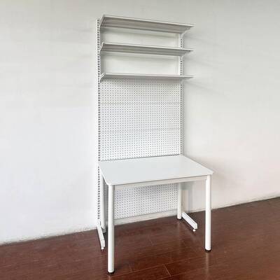 五金纳洞洞板架少书女桌上书柜地落展示学习收一体书XCF桌置物架