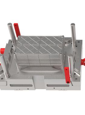 长方KJB形周转箱塑料注物模具物箱料盒仓库储物盒子流箱模具塑加