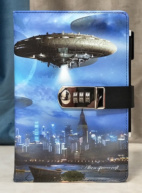 铁文章带锁日记本小学生带锁密码本女生男生少女文艺笔记本子简约