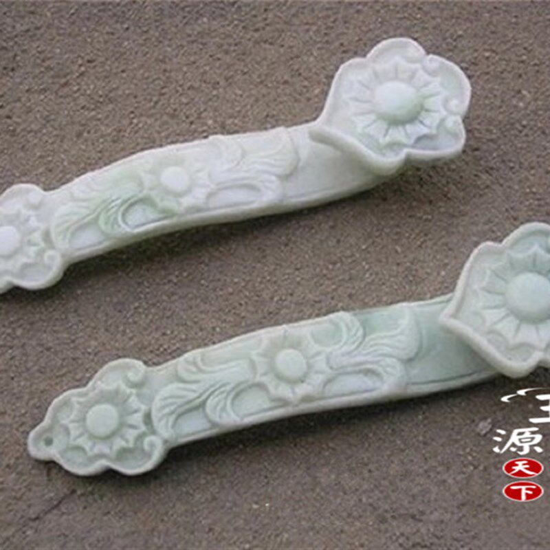 天然岫岩玉如意摆件家居客厅电视柜办公室书房创意高端送礼装饰品