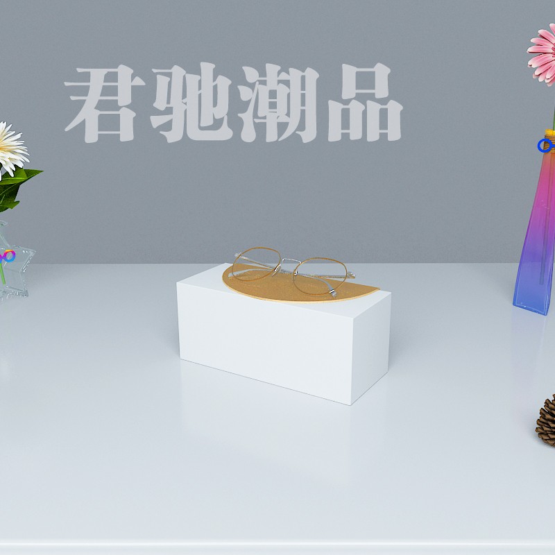 君驰潮品眼镜陈列道具墨镜展示架太阳镜展示架子金属时尚装饰道具