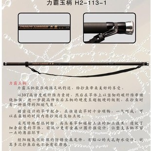 矶抄网套装 超硬超轻高碳素 美麒白矶玉柄BBX 法莱力霸6.3米 新款