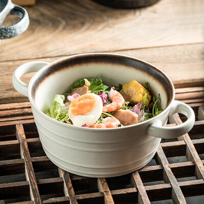 双耳大汤碗家用2024新款陶瓷汤盆螺蛳粉带盖泡面碗煮面煮米粉装碗