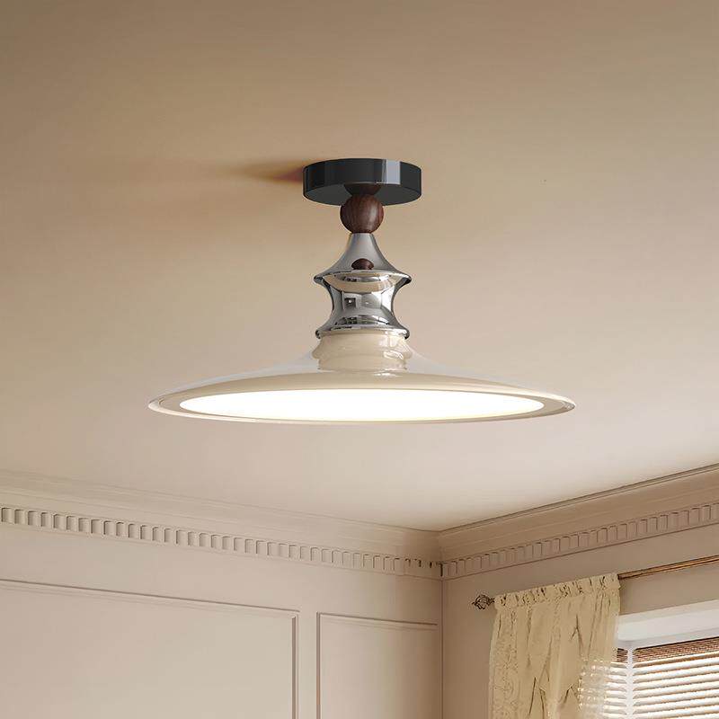 设计师款奶油中古风卧室吸顶灯棋士复古餐桌灯艺术创意氛围感灯饰