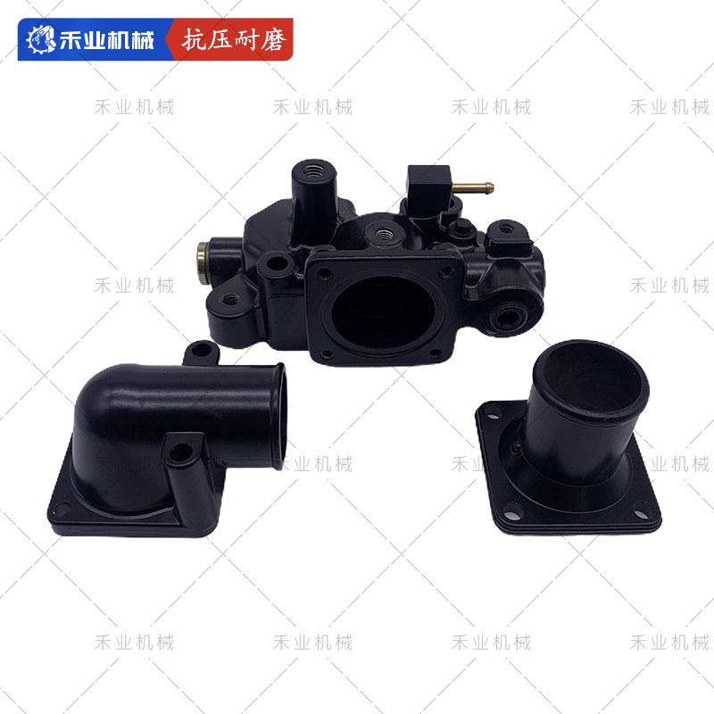 挖掘机洋马TNV9 98 88发动机节温器上座恒温器座子上盖总成配件