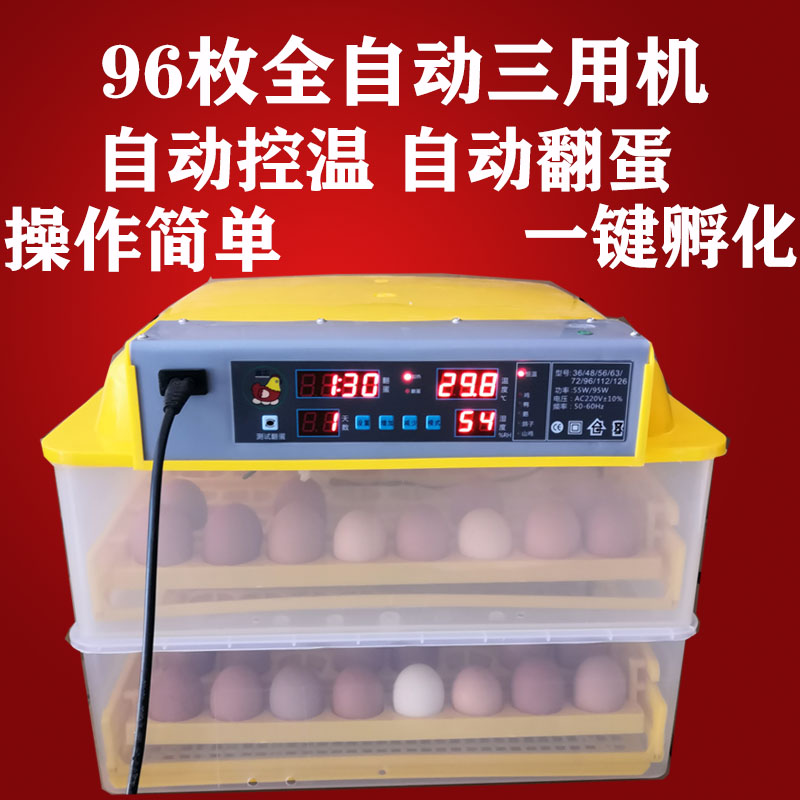 抱小鸡的机子鸡蛋孵化机家用鸡苗孵化箱电炮活小鸡的机器孵卵器
