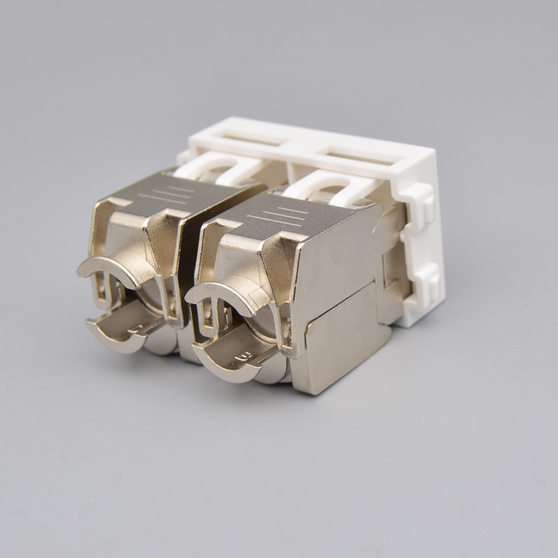 8型孔七类网络模块万兆电脑网口模块口CT7网线插座模块