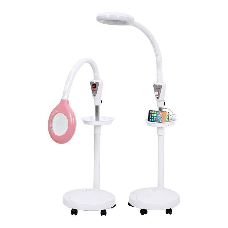 纹绣师专用绣眉灯美颜美睫等美容灯照脸清痘便携大光圈折叠落地灯