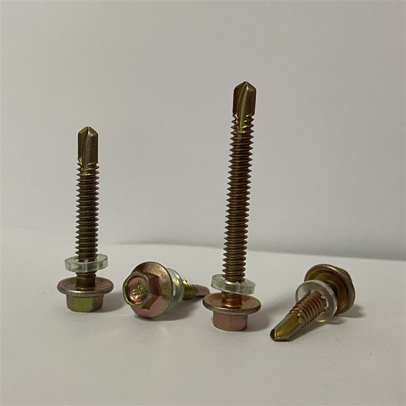 宏挺钻尾螺丝国标碳钢螺钉钢钉彩钢瓦钉燕尾丝自攻钉自钻丝M5.5mm