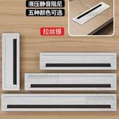 电脑桌面线盒办公桌隐藏铝合金毛刷穿线盒长方形电视柜穿线孔盖板