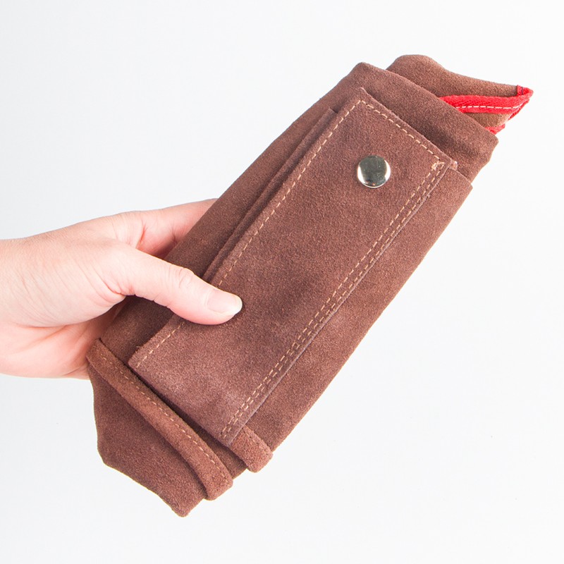 焊途电焊护袖全牛皮加长焊工袖男防烫夏季