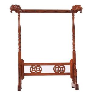实龙头文002房四宝书用品中式笔架子笔挂红酸枝木法画笔展示收纳