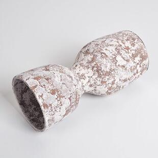 简约复古无釉风化感花破旧粗陶罐子瓷F97M66H8器瓶组装饰品合摆光