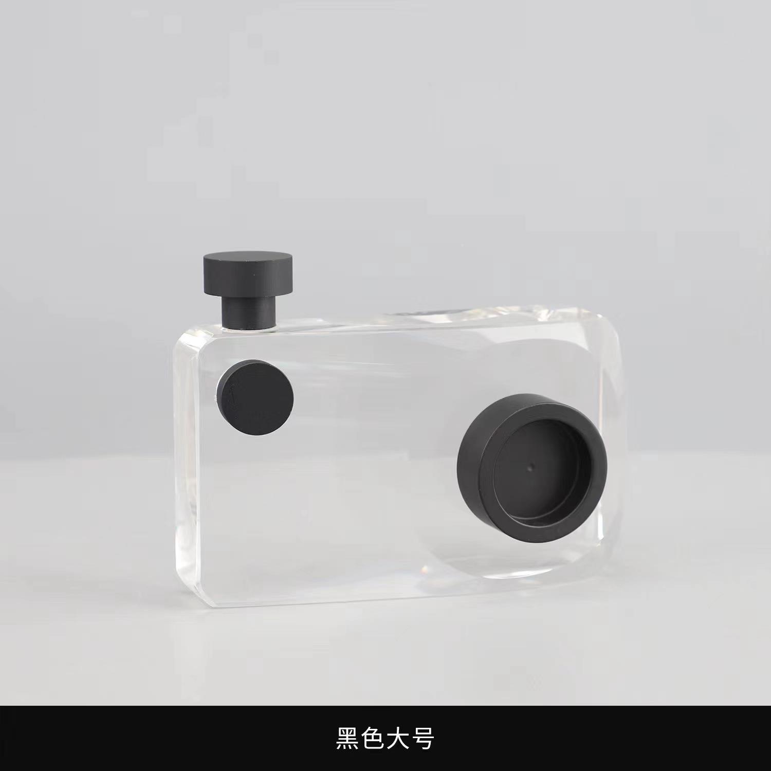 现代相创意简约晶玻璃机工软装FBV饰品摆件艺品书水房桌面样板房