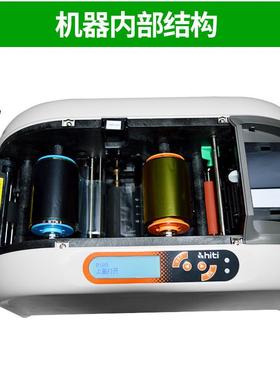 HIITCS200打E220E证卡打印机卡机PVC门CS2禁I制C卡片印机