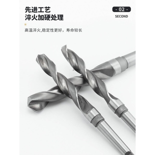 哈尔滨锥钻锥柄钻头锥柄麻花钻加长550mm高速钢麻花钻钻孔钻扩孔