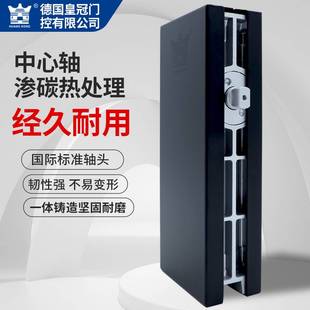 海达皇空HPF100免挖坑地弹簧哑光黑免开槽隐藏式无框玻璃地簧黑色