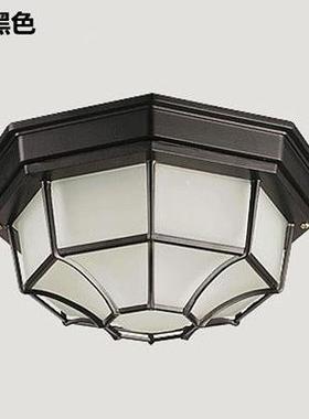 户OXU外外灯防水美复古吸顶灯阳台欧式室庭院式走廊过道玄浴室关