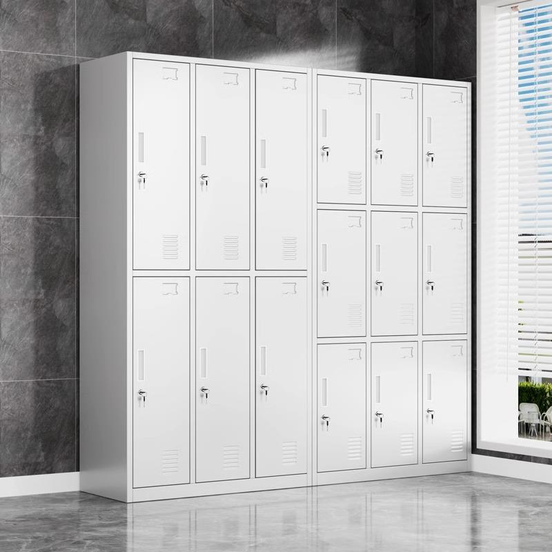 钢制宿YN-GYG-0舍易衣简柜衣物收纳柜单更衣柜皮铁柜宿舍带锁员工