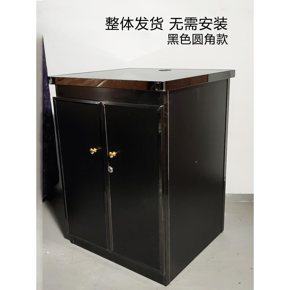 功放机厂柜不锈钢点台柜子音响调音台设备歌柜家用工直UNE厢销