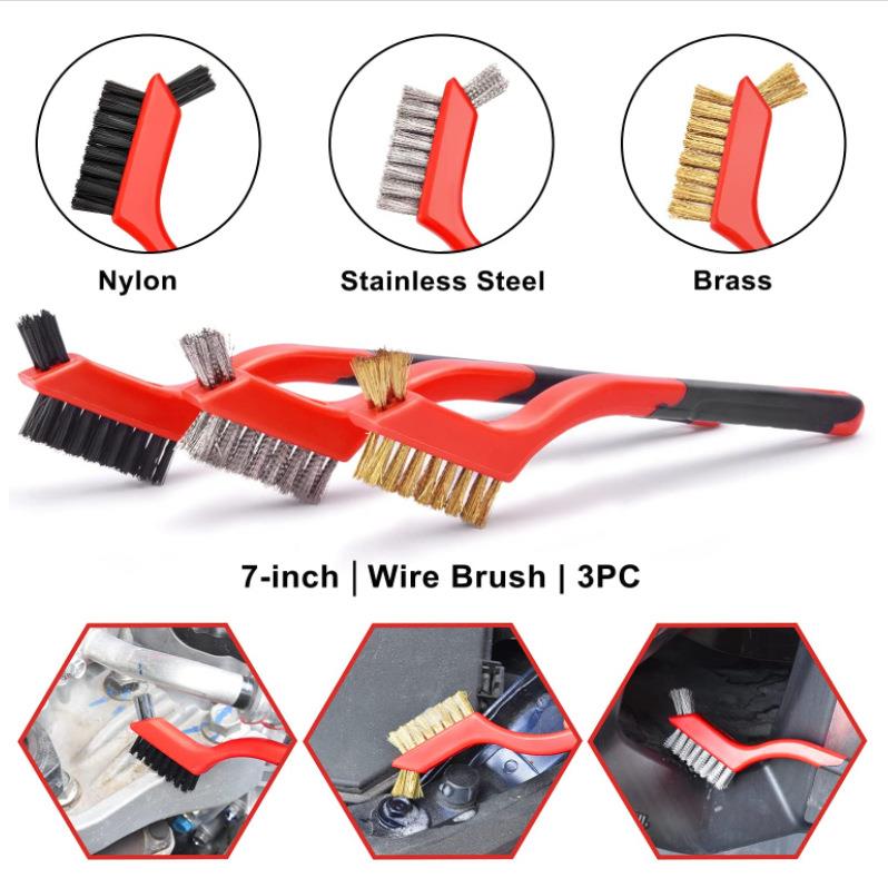 亚洁马逊热卖洗车清刷28件套电钻刷汽车胎轮刷璃玻雨刮汽车洗ROM