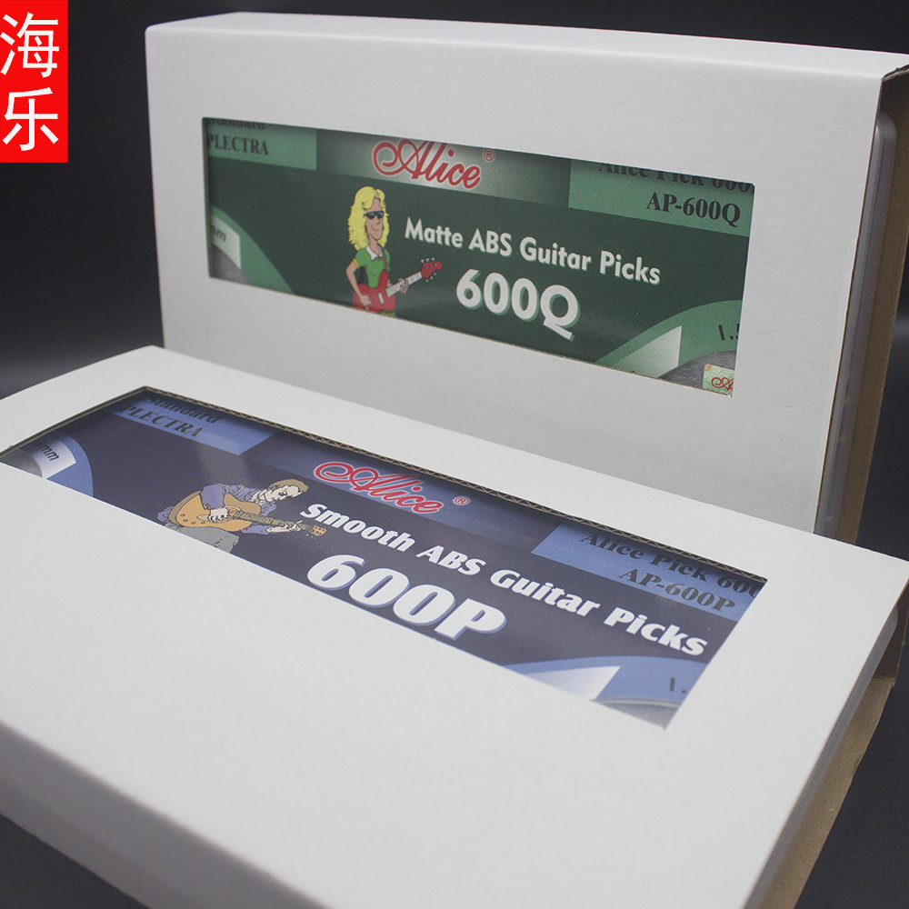 吉他拨片爱丽丝弹片600片装光面600P 磨砂面600Q 可单厚选厚包装