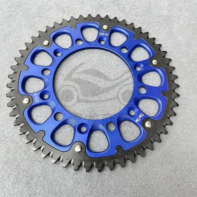 钢越250野车52齿合金大盘轮极盗者T4T6K6亚翔C链RF战铝狼改装包牙