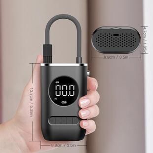 车充气泵无线双电数源泵数显856载充气泵轮胎打气便携式智能显充