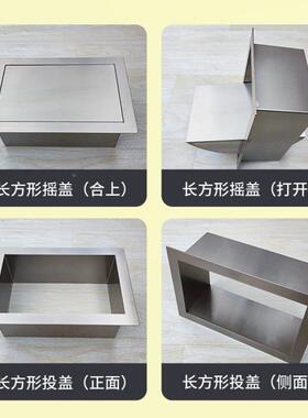 不钢台面嵌入式垃圾桶台面Sr8Td2Ap装盖3盖04摇饰翻盖圆形垃圾锈