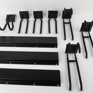 202JRF5车库挂钩套架装园林农工式具摆放铁锹镐挂壁收用纳