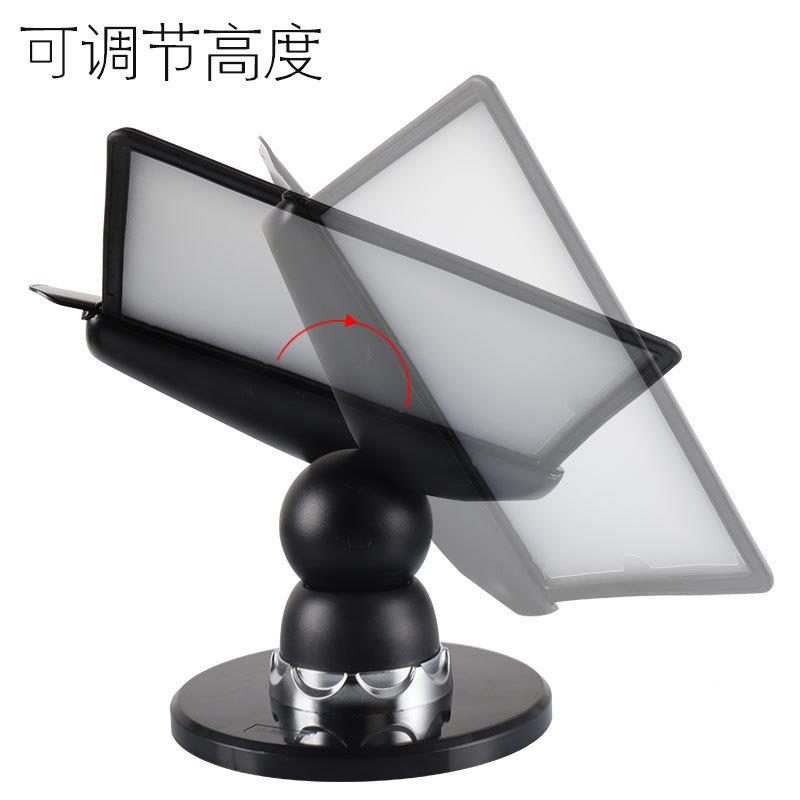 得快翻文件架A4菜单价签装展架透活明页10张旋转桌面展示架SOK现