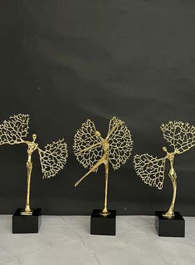 现代金轻奢高档属30226工艺品件客厅电视欧式柜酒柜摆玄关家居软