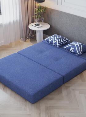 单人叠床午闲休床办公折室午休垫家用休懒UQQ人沙发双人儿童床地T