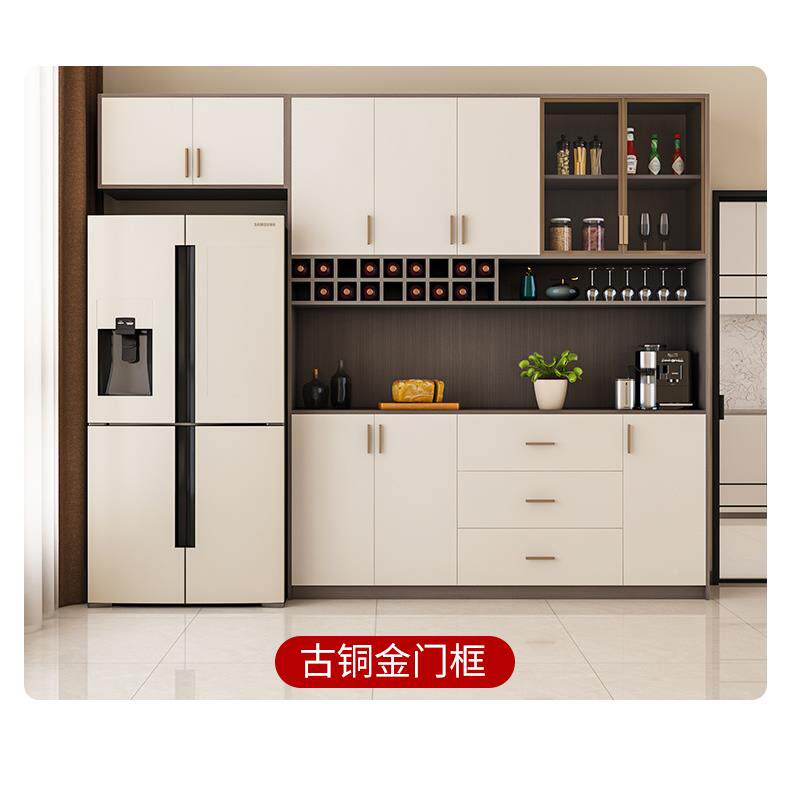 餐边柜代简现约客厅茶水柜家用酒柜厨一房体置物冰箱柜LGP储物柜